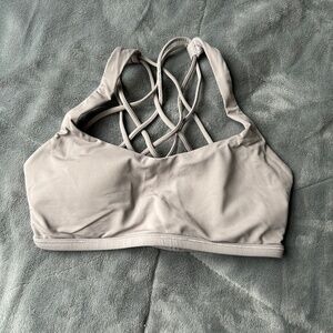 Lululemon light purple/grey sports bra